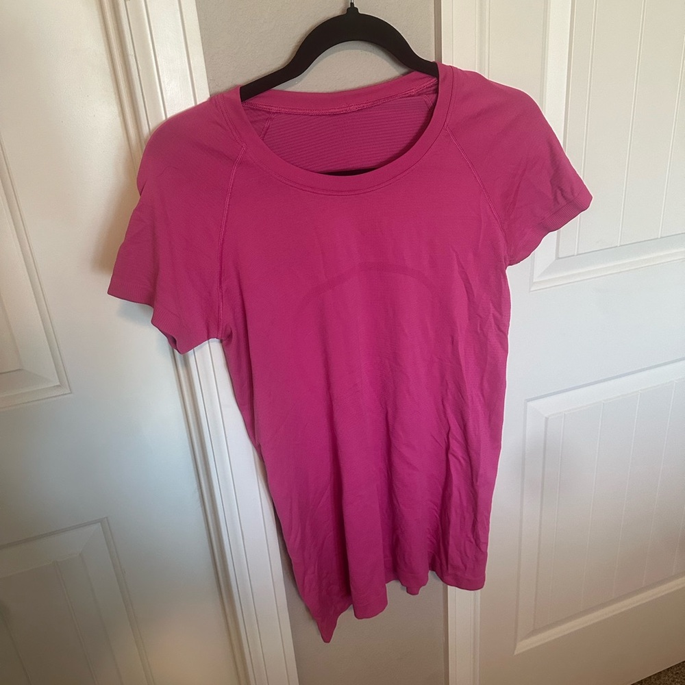 COPY - Lululemon Swiftly Tee- Size 8 Pink